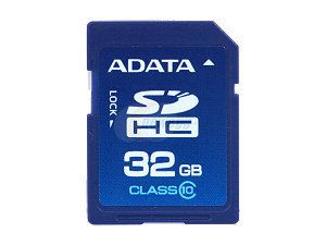 ADATA 32GB SD SDHC Memory Card CLASS 10 High Speed 