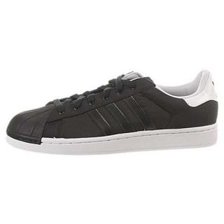Adidas Mens Superstar II G22230 Leather Running Shoes Black 10 5 44 2 