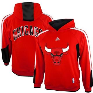 Adidas Chicago Bulls Youth on Court Pullover Hoodie Red