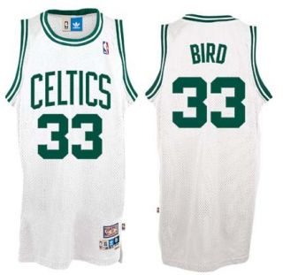 Larry Bird Boston Celtics 33 Swingman Adidas NBA Jersey White