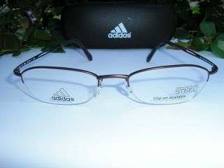 New Adidas Eyeglasses Semi Rimless A789 Adidas Case