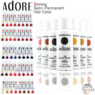 Adore Shining Semi Permanent Hair Color Alcohol Free Color 104 130 