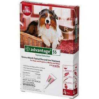 Advantage Flea Tick dose control for Dogs Puppies 4 months remedy Free 
