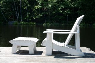 Adirondack Chair & Foot Stool Plans   FULL SIZE PAPER CUTOUTS