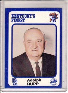 88 Collegiate Collection Kentuckys Finest Adolph Rupp