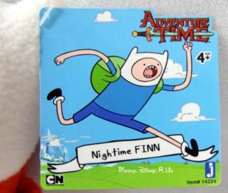 Adventure Time With Finn and Jake Nightime Finn Plush Toy Doll 10 W 