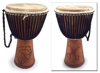 Sankofa Handmade Djembe Drum Ghana Africa Novica Art