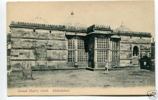Ahmed Shahs Tomb Ahmedabad India Divided Back Postcard