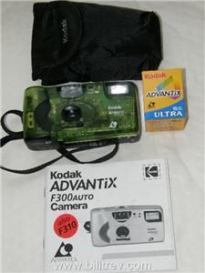 Kodak Advantix F310 APS Film Camera F 310 See Through