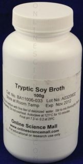 Tryptic Soy Broth Powder 100g Culture Agar Bacteria