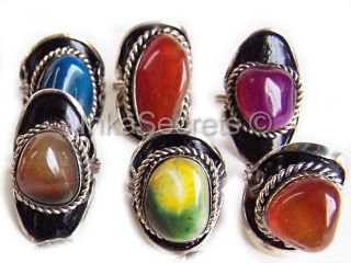 100 Agate Rings Adjustables Wholesale Peru Jewelry