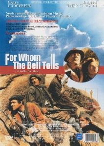 For Whom The Bell Tolls 1943 Gary Cooper DVD SEALED