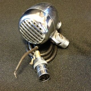 American D5T Bullet Microphone Vintage And Working. Old Harp Mic