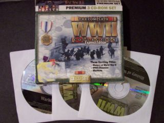 The Complete WWII Collection Express Edition 3 Games 3 Discs World War 