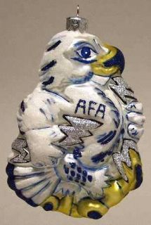   pattern glasscot ornament piece air force academy falcons figure size