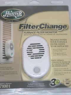 Hunter Furnace Air Filter Monitor Vent Energy Savingnip