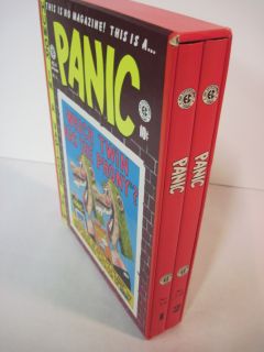 PANIC EC LIBRARY BOXED SET HC VOLUMES 1 & 2 RUSS COCHRAN 1984 BASIL 