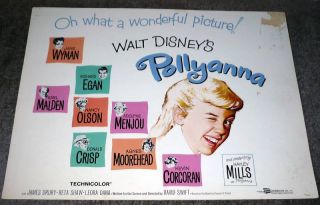   Original 1960 Movie Poster Hayley Mills Agnes Moorehead Disney