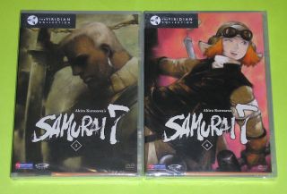 Anime DVD Lot Akira Kurosawas SAMURAI 7 Volume 5 Volume 6 New
