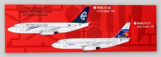   737 Air New Zealand Ansett Airlines 1 144 Airfix Kit 4178