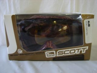 Scott Alibi Snow Ski Goggles Limited Edition Handbag New
