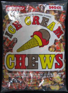 factory packaged albert s ice cream chews 240 count bag