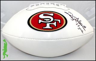 David Akers 63 Yarder Signed Auto San Francisco 49ers Football Ball 