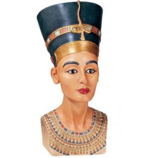 Ancient Egyptian Sculpture Nefertiti Ruler of The Nile Bust