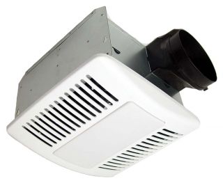   BF90QL Quiet Bathroom Ventilation Bath Fan with Light 0 3 sones 4 duct