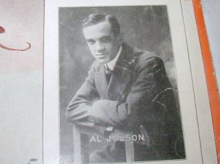   Early Sheet Music Automobile HeD Have to Get Under Al Jolson
