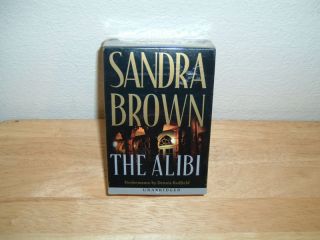 Sandra Brown The Alibi SEALED 4 Cassettes Unabridged 055350231X
