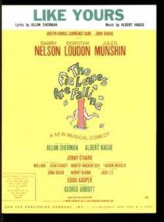 Fig Leaves Are Falling 1967 Flop Sheet Music Like Yours