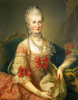 1766 Maria Christina Albert II of Saxony Thschen Silver Marriage Medal 