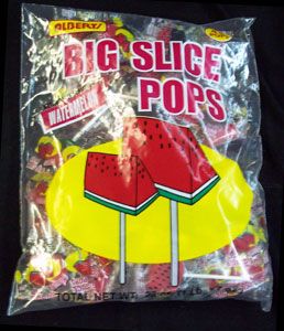 packaged albert s big slice pops watermelon 48 count bag