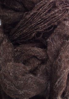 Bay Black Heather Sheep Alpaca Wool Roving Spin Felt Knit Bulky Yarn 