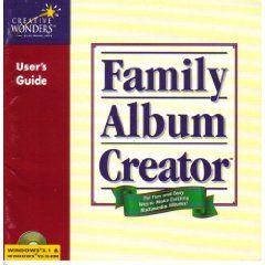 Family Album Creator: Version 2.0 [ CD ROM ] { Windows 95 and 3.1 }