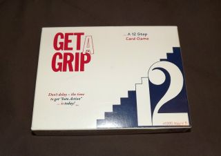 Alcoholics Anonymous A. A. Get A Grip Card Game 12 Step Recovery Rare 