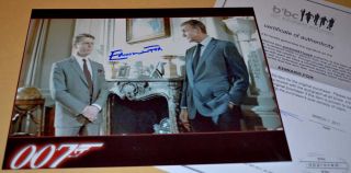 75 Signed 007 Autographs UACC Daniel Craig + all JAMES BOND, COA, UACC 