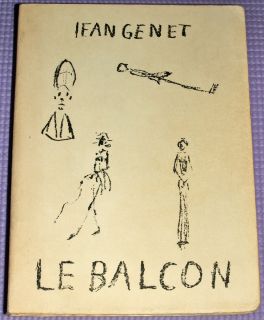 ALBERTO GIACOMETTI COVER ILLUSTRATION Gravure/ Lithograph LE BALCON 