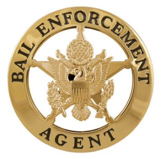 Marshal Style Bail Enforcement Agent Badge