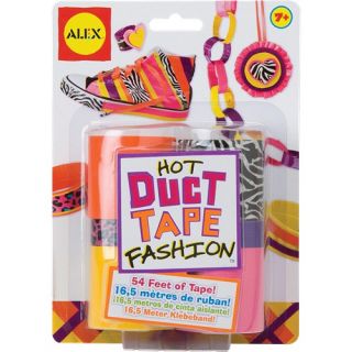 alex toys hot duct tape fashion 760a tear stick and wear decorate 