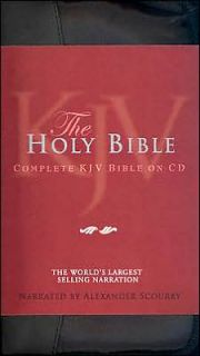 KJV Complete Audio Bible on CD Alexander Scourby New