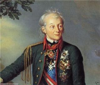 Imperial Print Russian Generalissimo Suvorov War Russia