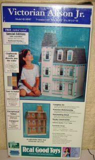 VICTORIAN ALISON JR. DOLLHOUSE KIT BY REAL GOOD TOYS MODEL #J M907 NEW 