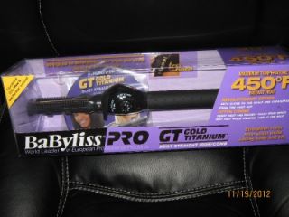 New Boxed Babyliss Pro GT Gold Titanium from The Root Straightening 