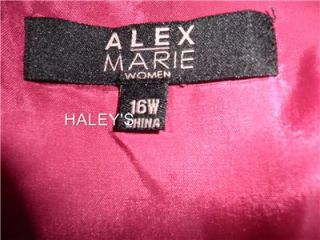 Alex Marie Women Pink Career Dress Plus Sizes 6 16W