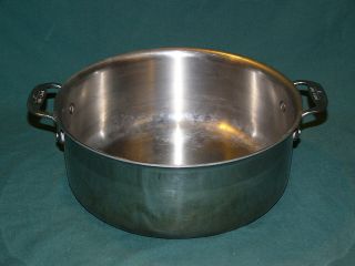 All Clad AllClad 6 qt. quart Stock Pot Soup Stockpot Pan Stainless 