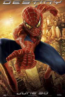 Spiderman 2 Movie Poster 1 Sided Original Destiny 27x40