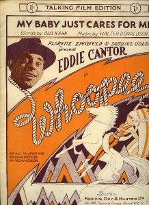 Vintage Eddie Cantor Flo Ziegfeld Sam Goldwyn Whoopee UK 1930 Sheet 