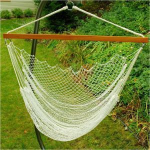 Indoor Outdoor Algoma 8987 Nylon Net Swing Rope Hanging Chair Tree 